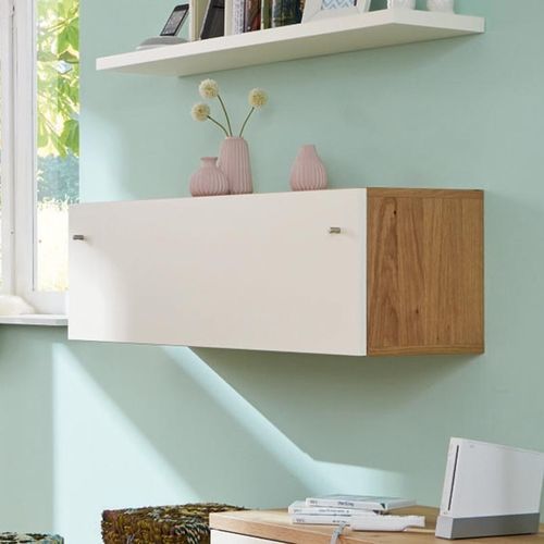Wall-mounted sideboard - TIME - NOW! By Hülsta - contemporary / lacquered wood / with swing doors