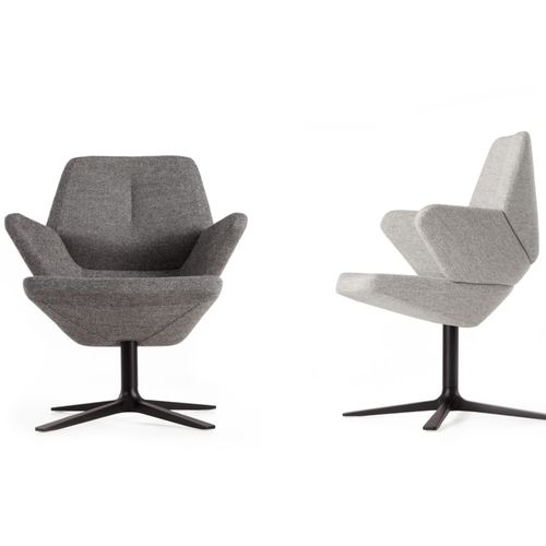 Contemporary chair - TRIFIDAE - prostoria - indoor / fabric / upholstered