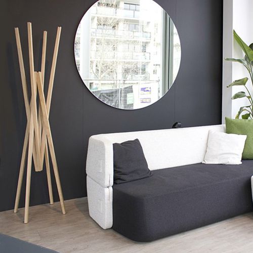 Floor coat rack - SIMETRIA - prostoria - contemporary / wooden