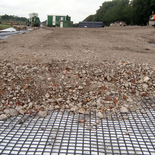 Reinforcement geogrid - Basetrac® Duo-C - Huesker - for filtration / for foundation / for floor
