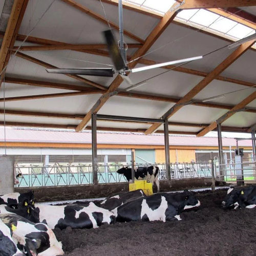 Industrial ceiling fan - Lubratec®  - Huesker - metal