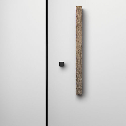 Door pull handle - MIMOLIMIT - M&T 1997, a.s. - brass / wooden / modern
