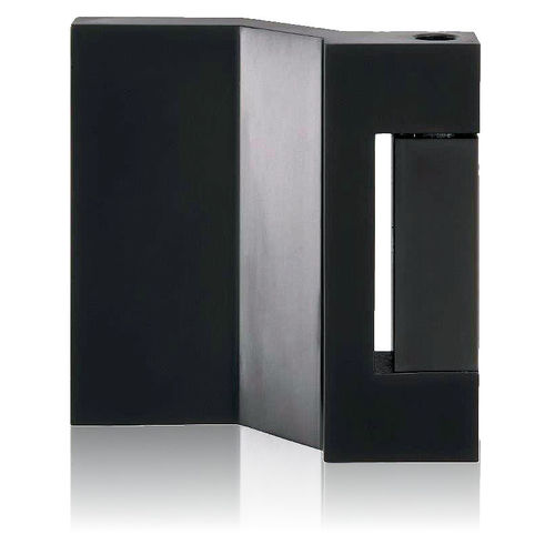 Glass door hinge - ENTERO - M&T 1997, a.s. - titanium / brass / black