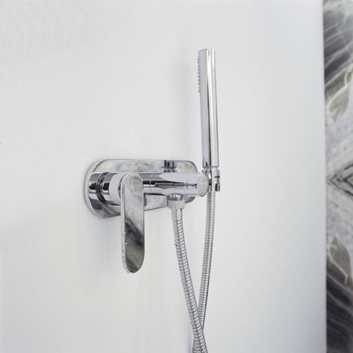 Shower mixer tap - ONE   - FLAMINIA - wall-mounted / chromed metal / bathroom