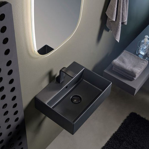 Wall-mounted washbasin - APPLIGHT 50 - FLAMINIA - ceramic / high-gloss / matte finish