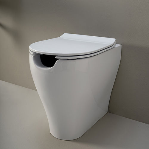 Back to wall toilet - AP114RSE - FLAMINIA - ceramic / for public washroom / home