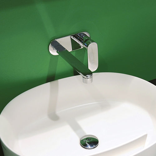 Washbasin mixer tap - ONE  - FLAMINIA - wall-mounted / chromed metal / brass