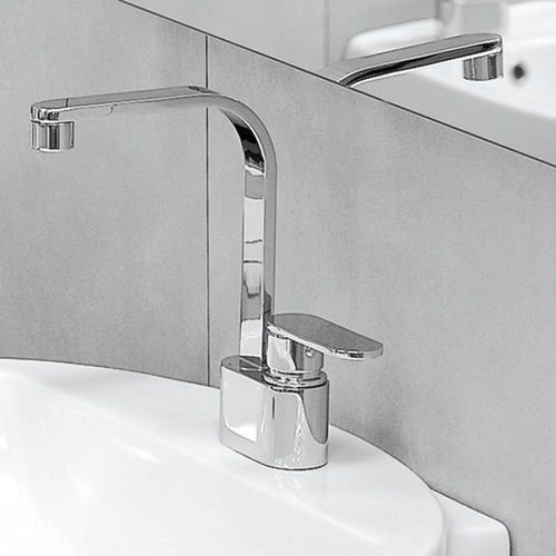 Washbasin mixer tap - ONE  - FLAMINIA - countertop / chromed metal / brass