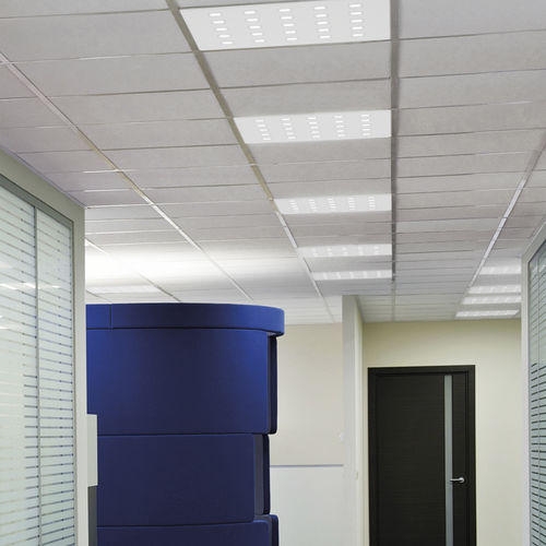 Recessed ceiling light fixture - DIMPLES - Esse-ci - LED / rectangular / square