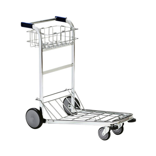 Baggage trolley - VOLO  - CADDIE HOTEL - for hotel / galvanised steel