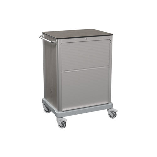 Cleaning trolley - MIRAI M SHUTTER - CADDIE HOTEL - for hotel / aluminum / HPL