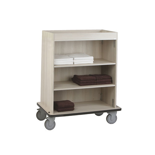 Cleaning trolley - GEORGE M - CADDIE HOTEL - for linen / for hotel / laminate