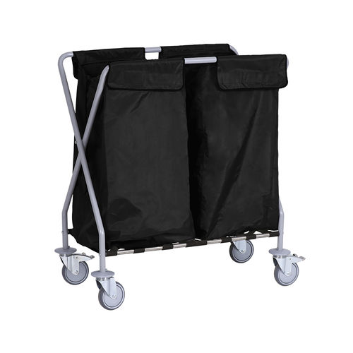 Linen trolley - CADDIE X 2  - CADDIE HOTEL - for hotel / polyester / painted steel