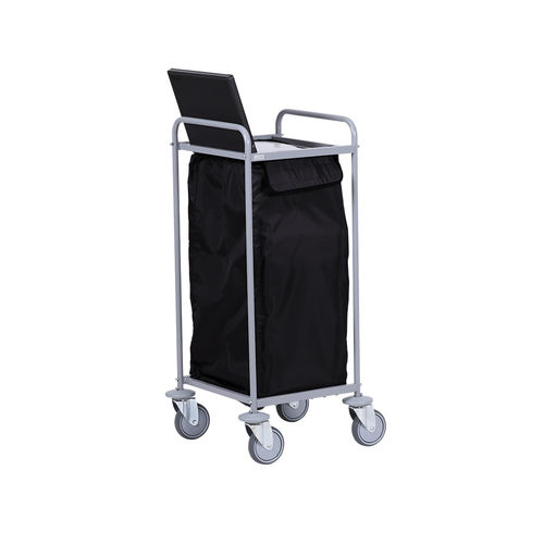Linen trolley - TRISAC 1  - CADDIE HOTEL - for hotel / plastic / painted steel