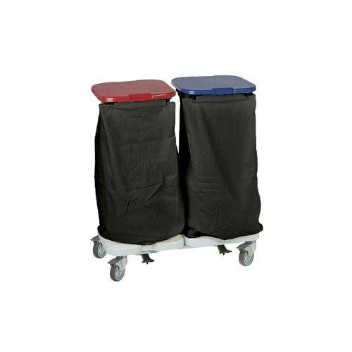 Linen trolley - TRISAC ALU 2 - CADDIE HOTEL - for hotel / plastic / anodized aluminum