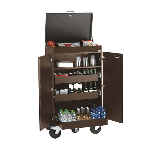Beverage trolley - B-PALACE M  - CADDIE HOTEL - for hotel / laminate