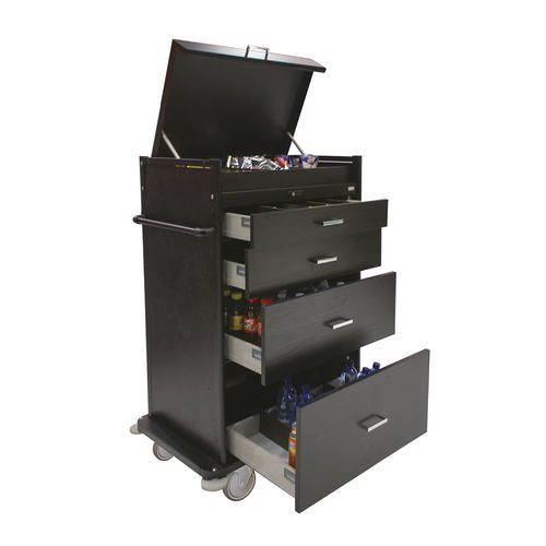 Beverage trolley - BALI BAR  - CADDIE HOTEL - for hotel / metal / HPL