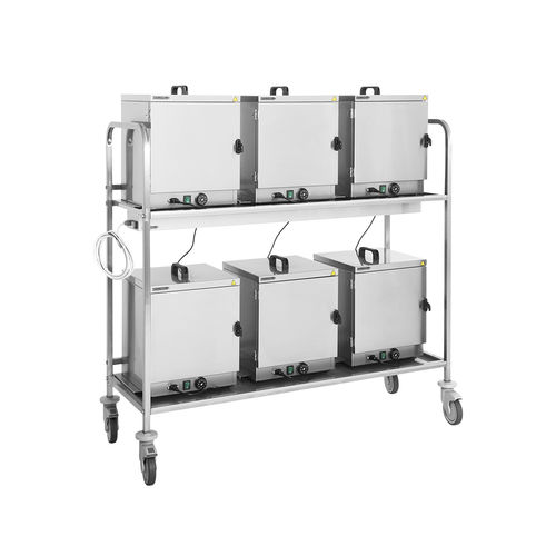 Storage trolley - BOX TAXI EASY - CADDIE HOTEL - for hotel / transport / stainless steel