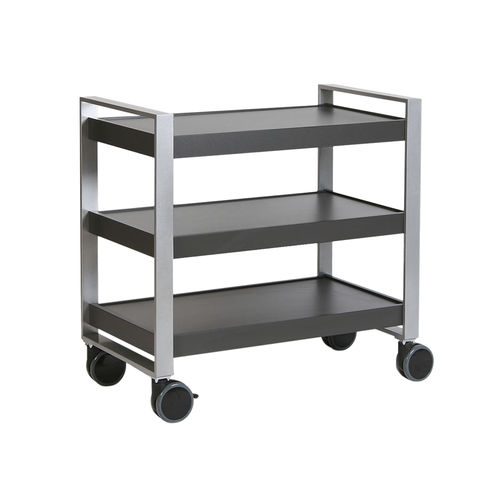 Hotel trolley - SENSO EASY - CADDIE HOTEL - thermo-lacquered steel / wooden