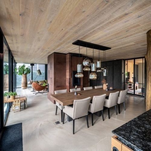 Engineered parquet floor - N.11 - Dennebos Flooring - chevron / aged / glued