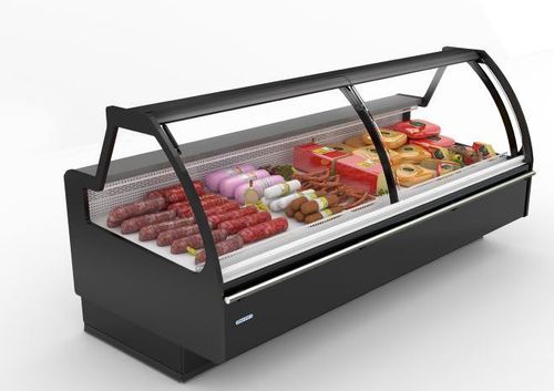 Counter refrigerated display case - BALEARIC - Frost-trol S.A. - for shop / with light