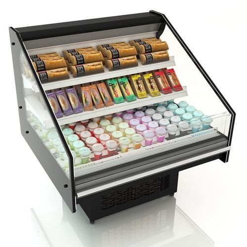 Shelf refrigerated display case - ELTON - Frost-trol S.A. - for shop / with light