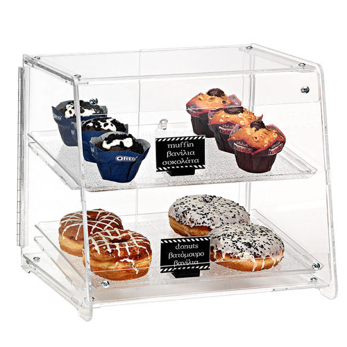 Classic display case - VIT01-2P - GARIBALDI Garibaldis N. Sons Co.  - countertop / glass / with sliding doors