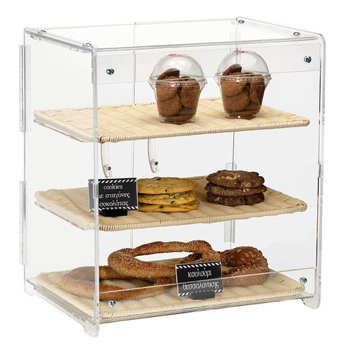 Classic display case - VIT05-3P - GARIBALDI Garibaldis N. Sons Co.  - countertop / glass / with sliding doors