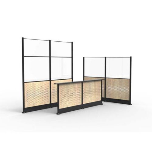 Removable partition - ELEGANCE - ITAB Shop Concept AB  - metal / commercial