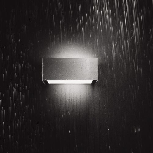 Contemporary wall light - SNAP - MACROLUX SRL  - outdoor / steel / rectangular
