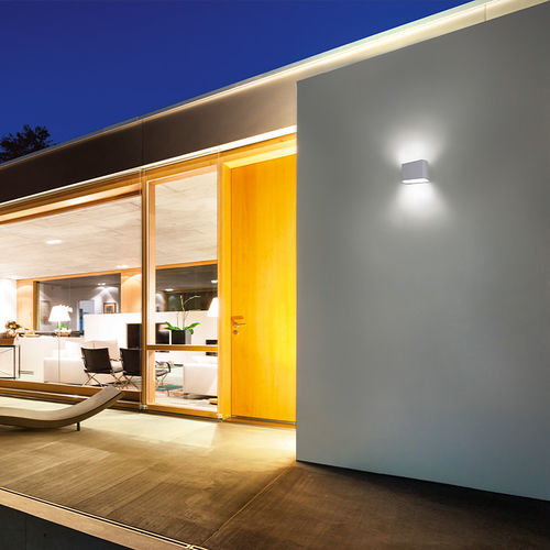 Contemporary wall light - SOLE - Novalux s.r.l.  - outdoor / metal / rectangular