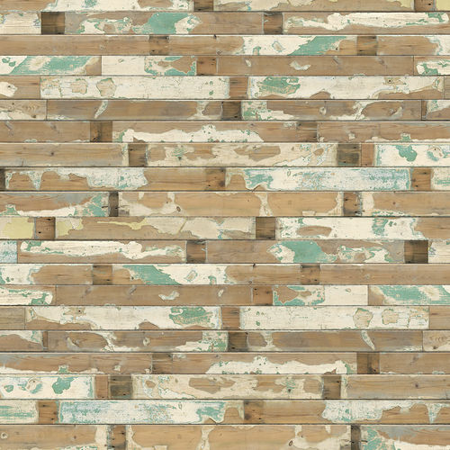 Interior wall-covering - SUN WOOD TREND DESIGN - BEACH HUT 27 - SUN WOOD by Stainer - wooden / textured / home