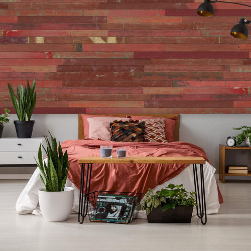 Interior wall-covering - TREND DESIGN - BRISTOL 53 - SUN WOOD by Stainer - wooden / MDF / textured