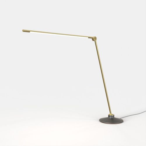 Brass led desk deals lamp