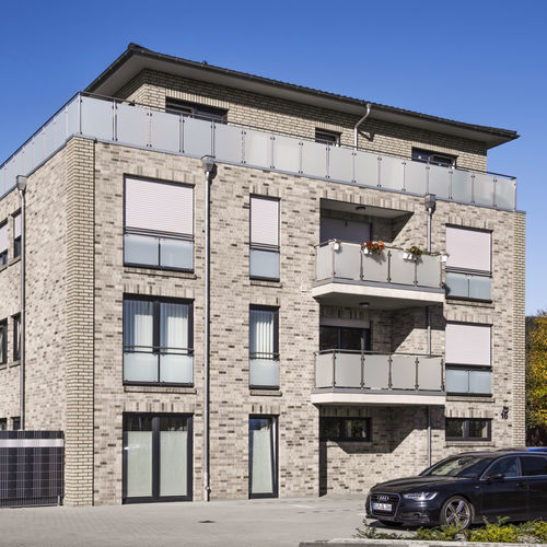 Facade covering brick - VASCU - Feldhaus Klinker - for facade / for masonry / solid