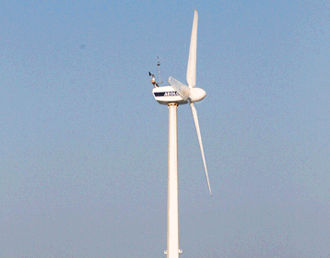 Horizontal-axis small wind turbine - AEOLOS-H 5000W - Aeolos - three-bladed / offshore / for light winds