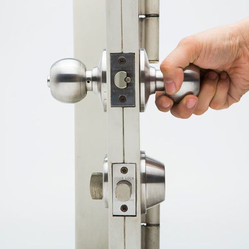 Contemporary door knob - Allco spa - aluminum