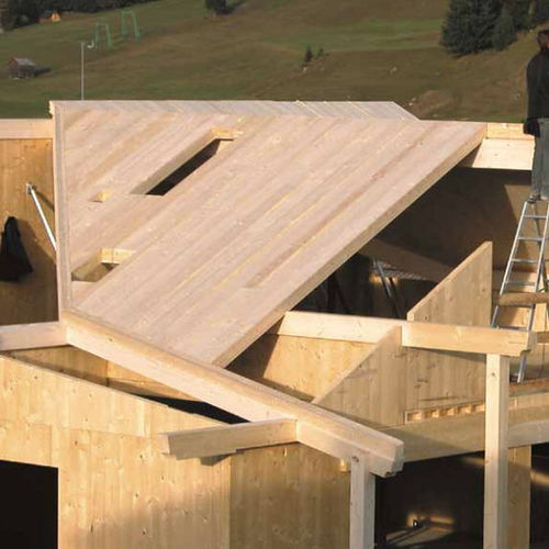 Wooden deck slab - SURFACE - Lignatur - roof / insulating