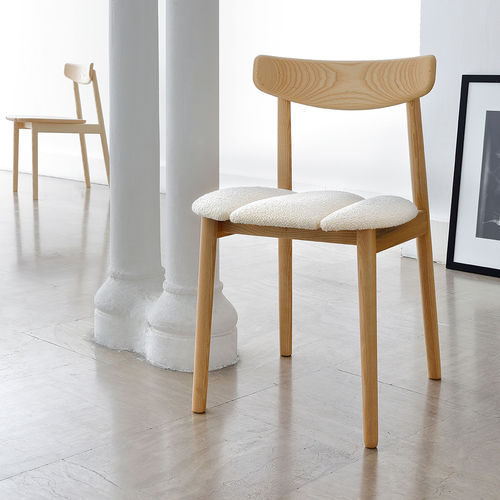 Contemporary chair - KLEE - Coedition - indoor / fabric / ash