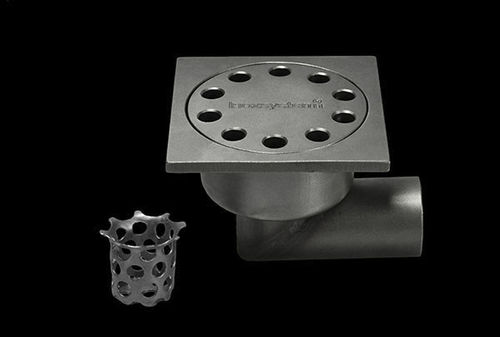 Stainless steel floor drain - INOXSYSTEM&reg; IDRAIN 0010 - Inoxsystem S.r.l. - bug trap / square