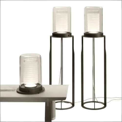 Table lamp - FOTA - DIMENSIONE CHI WING LO - glass / contemporary / corded