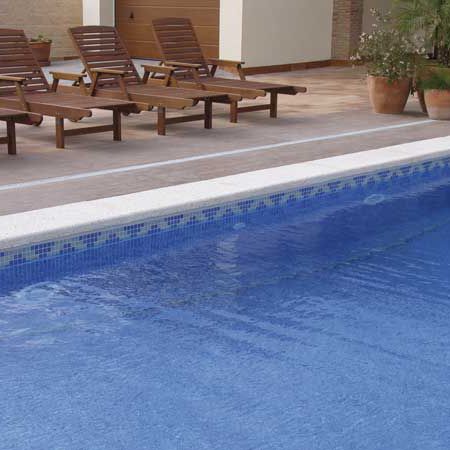 Glass mosaic tile - BR-2006 AZUL AÑIL  - Mosavit - pool / floor / patterned