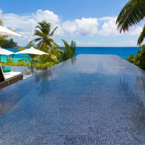 Glass mosaic tile - IRIDIS 22 - Mosavit - high-gloss / pool / wall