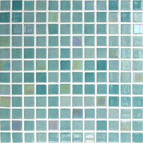 Glass mosaic tile - MIX VERDE - Mosavit - pool / floor / patterned