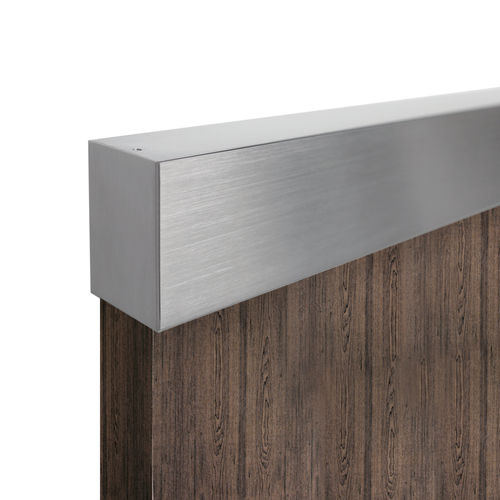 Stainless steel sliding system - PLANEO 60 PRO - Griffwerk GmbH - wooden door / concealed runner / wall-mounted