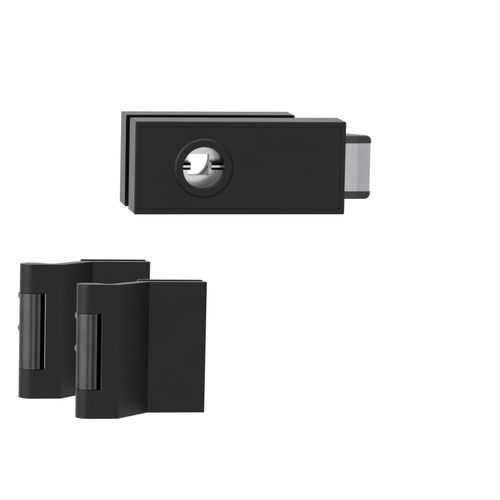 Mechanical lock - CUBE - Griffwerk GmbH - glass door / 1 point / commercial