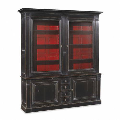 Free-standing bookcase - MONTESPAN - Oficina Inglesa - traditional / oak / mahogany