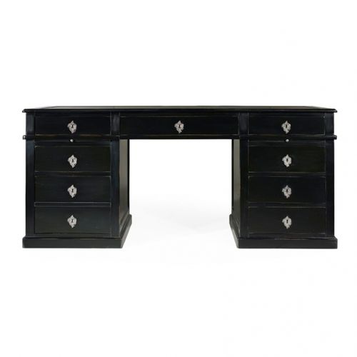 Free-standing desk - WALTER - Oficina Inglesa - traditional / oak / cherrywood