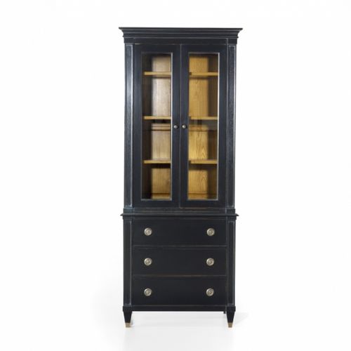Free-standing bookcase - JULIA - Oficina Inglesa - high / traditional / oak