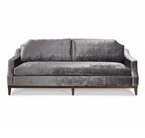 Contemporary sofa - ABRAHAM - Oficina Inglesa - fabric / leather / with armrests